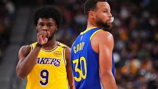 Bronny James Full Highlights vs Warriors 2 PTS 1 BLK | Lakers vs Warriors | October 15, 2024