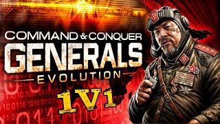 C&C: Generals Evolution | 1v1 No Money Challenge: Intense Strategy, Ultimate Showdown!