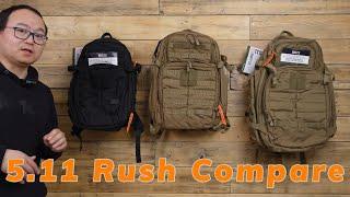 Which one? 5.11 Rush 12 vs Rush 24 vs Rush 72