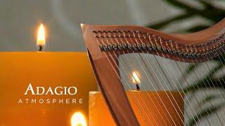 Peaceful MEDITATION | soothing harp music and soft candlelight