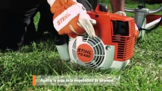 Proceso de arranque Motoguadaña STIHL FS 450