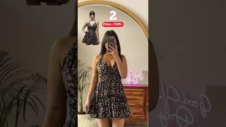 3 Trendy MEESHO Dresses#shorts #shortsvideo #viral #meesho #birthdaydresses #dress