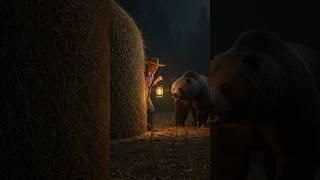 "एक तरबूज ने बदल दी भालू की ज़िंदगी!"//#trending #shorts #viralshorts #youtubefeed #animation //