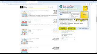 How to Install & Use YellowPages Scraper Ninja Data Tools Chrome Extension for YellowPages Scraping