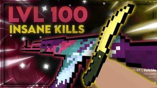 LVL 100 GAMEPLAY | Block Strike #3