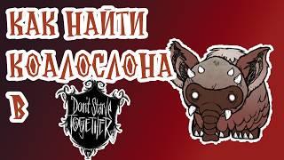 Как Получить Хобот Коалослона в DST | Don't Starve Together Найти Коалослона