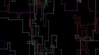 Pipes ASCII Art Screensaver