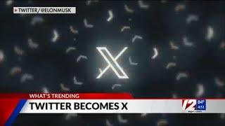 Elon Musk reveals new 'X' logo to replace Twitter's blue bird