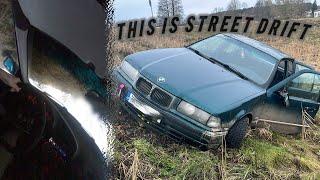 STREET DRIFTING ENDS WITH FILP | e36 m54b22