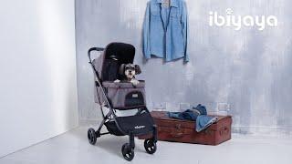 Speedy Foldable Pet Buggy: Effortless Mobility for On-the-Go Pet Parents!