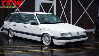Volkswagen Passat B3 Clean Bagged on BBS Rims Project Build by Oli
