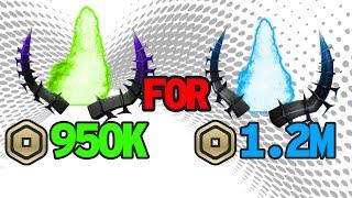 Frozen and Poison Horns Roblox Trading