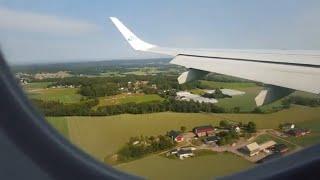 KLM - approach to Sandefjord Lufthavn Torp