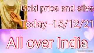 All over India gold and silver price