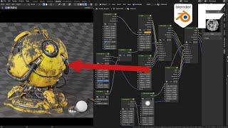 Live - Texture Study Using Fluent Materializer (Blender addon)