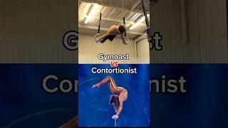 Who is the better Athlete? @sofiedossi #gymnastics #gymnast #sports #gymnast #contortion #stunt