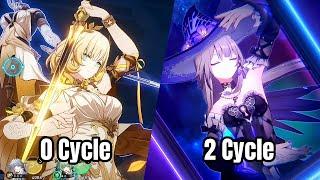 E0S1 Aglaea Hyperspeed 0-Cycle & E0S1 The Herta 2-Cycle vs MOC 12 | Honkai: Star Rail