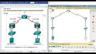 PART 3   Lab   Securing Administrative Access Using AAA and RADIUS