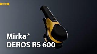 The Heavy Duty Rotary Sander - Mirka® DEROS RS 600