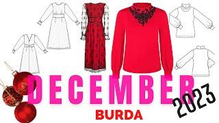 BURDA 12/2023 LINE DRAWINGS