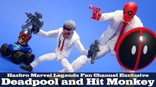 Marvel Legends Deadpool and Hit Monkey Fan Channel Exclusive Hasbro Action Figure Review