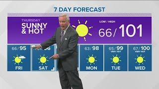 Southern Idaho evening weather forecast: Triple-digit temperatures continue