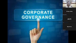Corporate Governance Seminar provided by Prof. U Aye Kyaw
