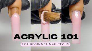 Beginner Acrylic 101: 3 Bead Method & How to Keep Your Brush Clean