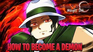 How To Become A DEMON In NEW Roblox Demon Slayer Game! Demon Slayer Midnight Sun