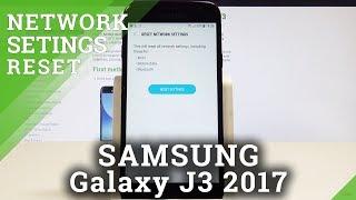 How to Fix Network Settings in SAMSUNG Galaxy J3 2017 - Reset Network Settings Solution