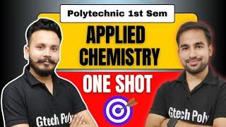 Applied Chemistry | ONE SHOT | New Syllabus 2024-25 | G4 Batch by Gtech Poly