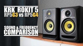 KRK Rokit 5  RP5G4 vs RP5G3 (NEW vs OLD)  ||  Sound & Frequency Response Comparison