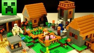 Lego Minecraft the Village 21128 + Stop Motion Animation for KIDS