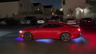 2024 Mustang Underglow – Quick Lighting Showcase | Herapo Cars