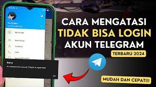 Terbaru!! Cara Mengatasi Tidak Bisa Login Telegram Terjadi Kesalahan Internal