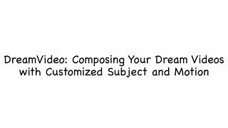 [CVPR 2024] DreamVideo: Composing Your Dream Videos with Customized Subject and Motion