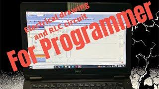 How to check the PLC program using an electrical drawing and an RLC circuit.