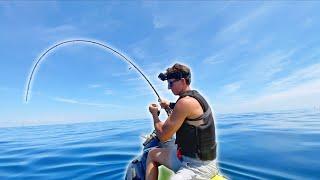 Fishing 20 Miles Offshore on my Jetski for Whatever I Can Catch!