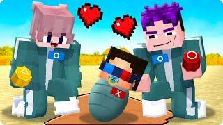 I Got Adopted by PLAYERS Squid Game 2 in Minecraft!