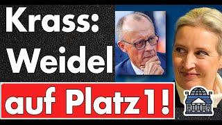 Weidel führt Kanzlerfrage! Mainstream kann die Wahrheit nicht länger verleugnen: Altparteien am Ende