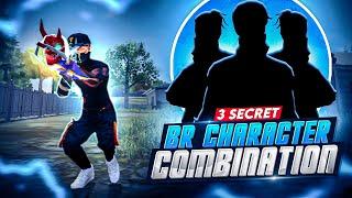 NEW BR SECRET COMBINATION  | BR RANKED BEST CHARACTER COMBINATION | BEST CHARACTER SKILLS 
