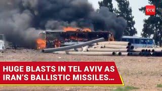 Iran’s New Ballistic Attacks ‘BATTER’ Tel Aviv, Jerusalem; Israel Confirms Fresh Casualties | Watch