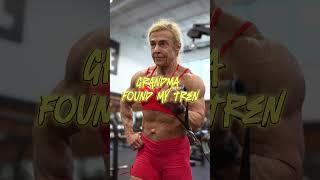Grandma Finds Bodybuilder Son's Stash and Gets JACKED!