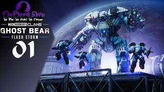 Let's Play MechWarrior 5 Clans - Ghost Bear Flash Storm DLC - Part 1 - Fire Moth!
