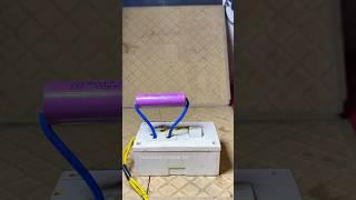 lithium ion battery charging with 220 v electricity #electrical #experiment #science