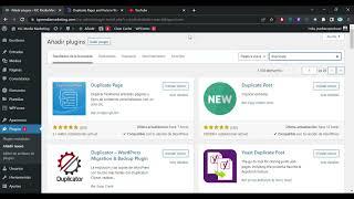 Cómo DUPLICAR una Página o Entrada en WordPress | Duplicate Page plugin