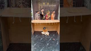 Eye Rope Pulling Challenge, So Exciting, Who Is The Lucky One? #familygames #familychallenge