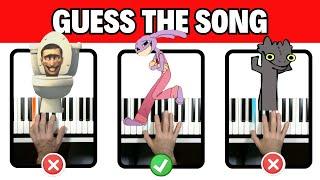 Guess the Song  Piano Tutorial The Amazing Digital CircusSkibidi ToiletSlickbackToothless