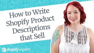 Shopify Product Descriptions that Sell