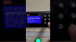 Danfoss AK-PC 781 manually Override Compressors via AK-MMI interface
